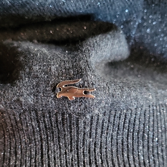 Lacoste Black Sparkle Sweater - Picture 4 of 7